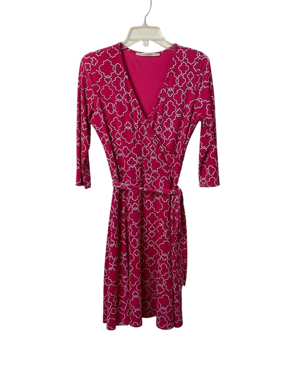 41 Hawthorn Pink Printed Wrap Dress